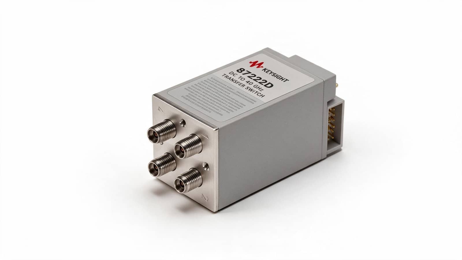 bo-chuyen-mach-rf-keysight-87222d-studio Bộ chuyển mạch đổi nối đồng trục Keysight 87222D (40 GHz) — ảnh studio