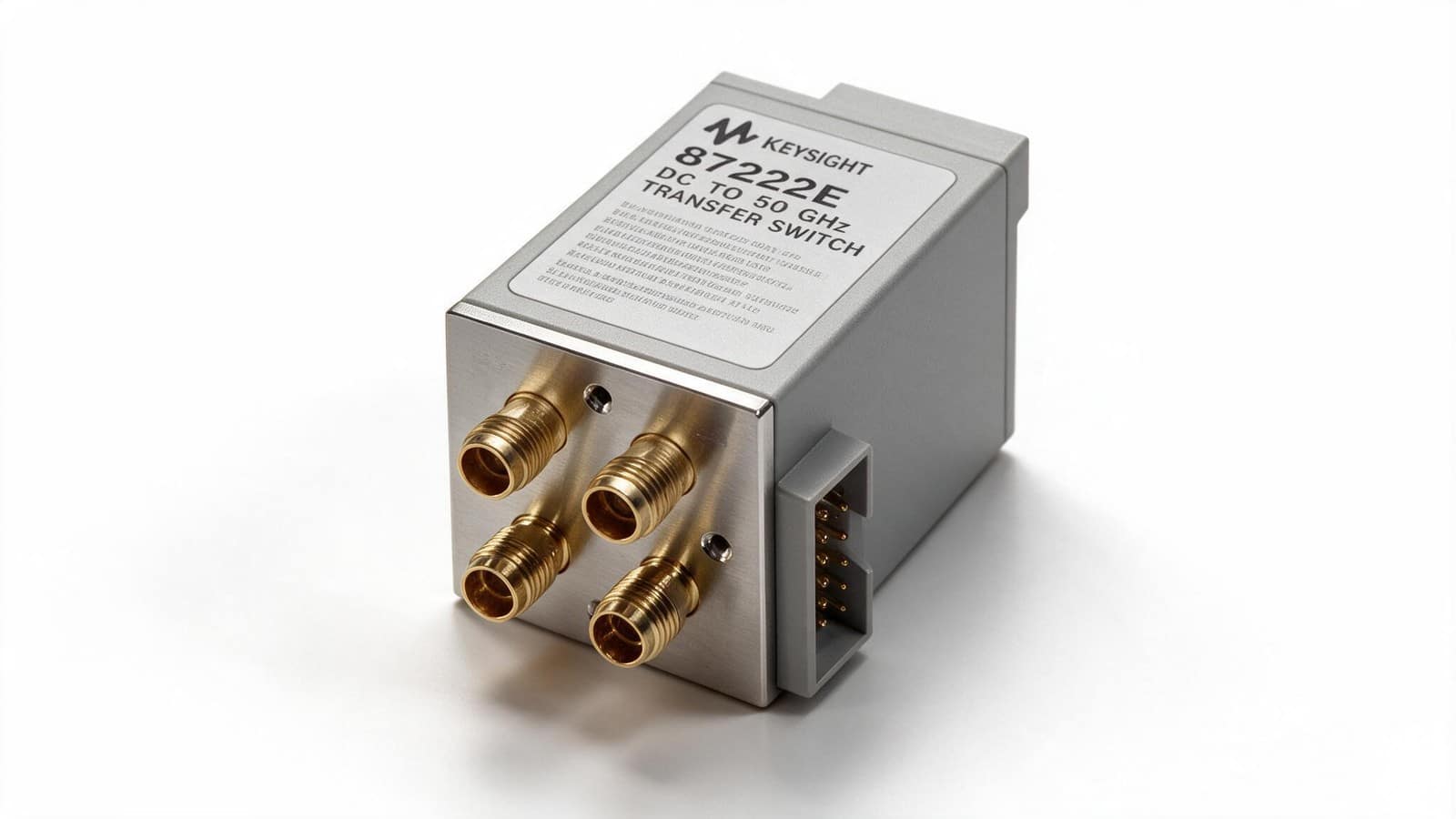 bo-chuyen-mach-rf-keysight-87222e-studio Bộ chuyển mạch đổi nối đồng trục Keysight 87222E (50 GHz) — ảnh studio