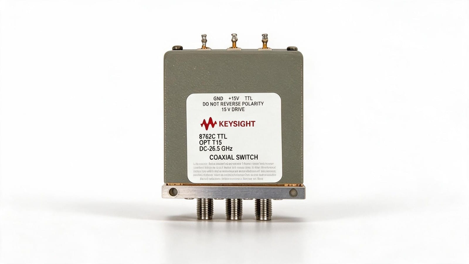 bo-chuyen-mach-rf-keysight-8762c-studio Bộ chuyển mạch Keysight 8762C (DC ~ 26.5 GHz, SPDT) — ảnh studio