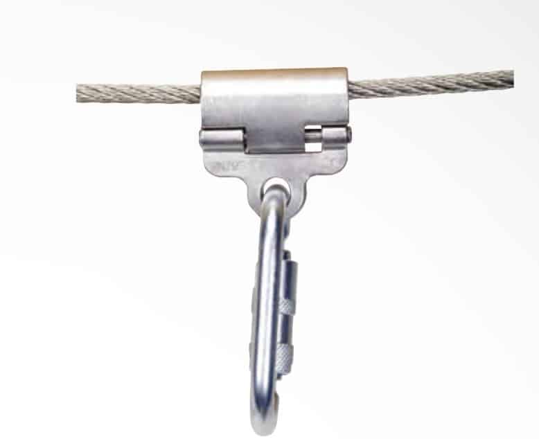 Con trượt 3M DBI-SALA 7234020 UniGrab kèm móc carabiner lắp trên cáp 8mm 7x7