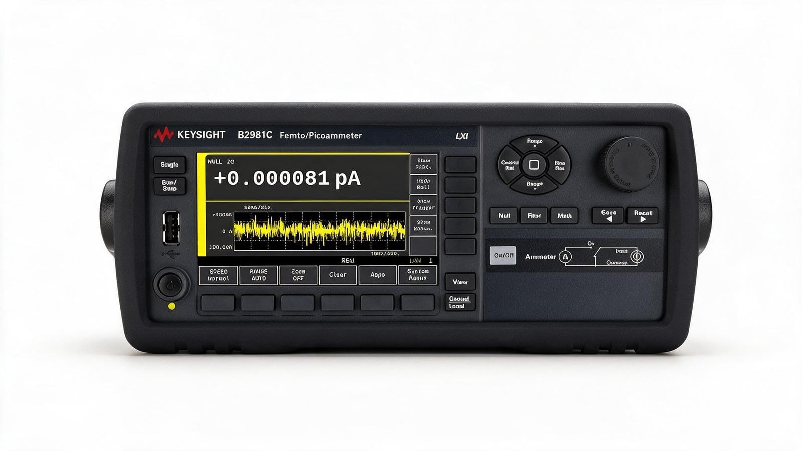 Máy đo dòng điện Femto/Pico Keysight B2981C (0.01fA) — ảnh studio
