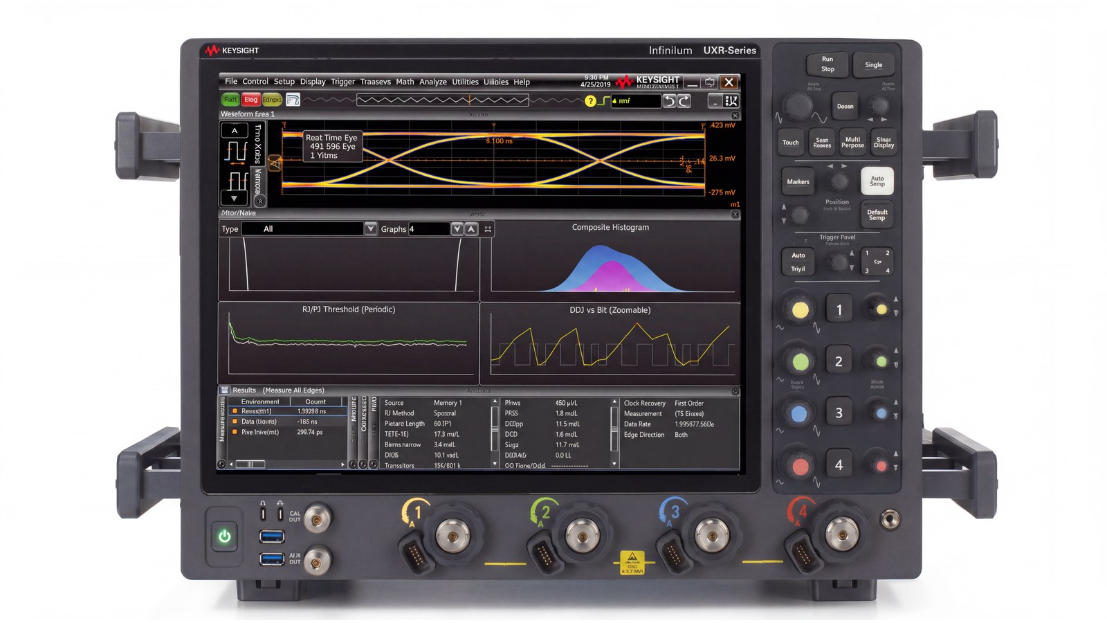 Digital twin trong đo kiểm: máy hiện sóng Keysight Infiniium UXR thu dữ liệu miền thời gian