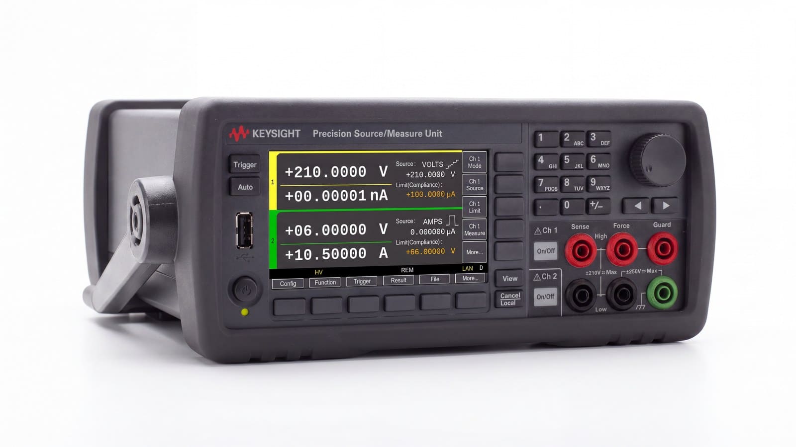 Nguồn-đo SMU Keysight B2912B dùng để đo đặc tính điốt laser
