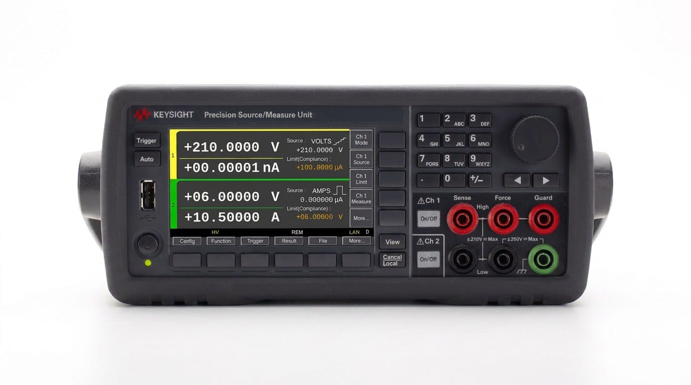 đo điện trở nhỏ bốn dây với Keysight B2902B