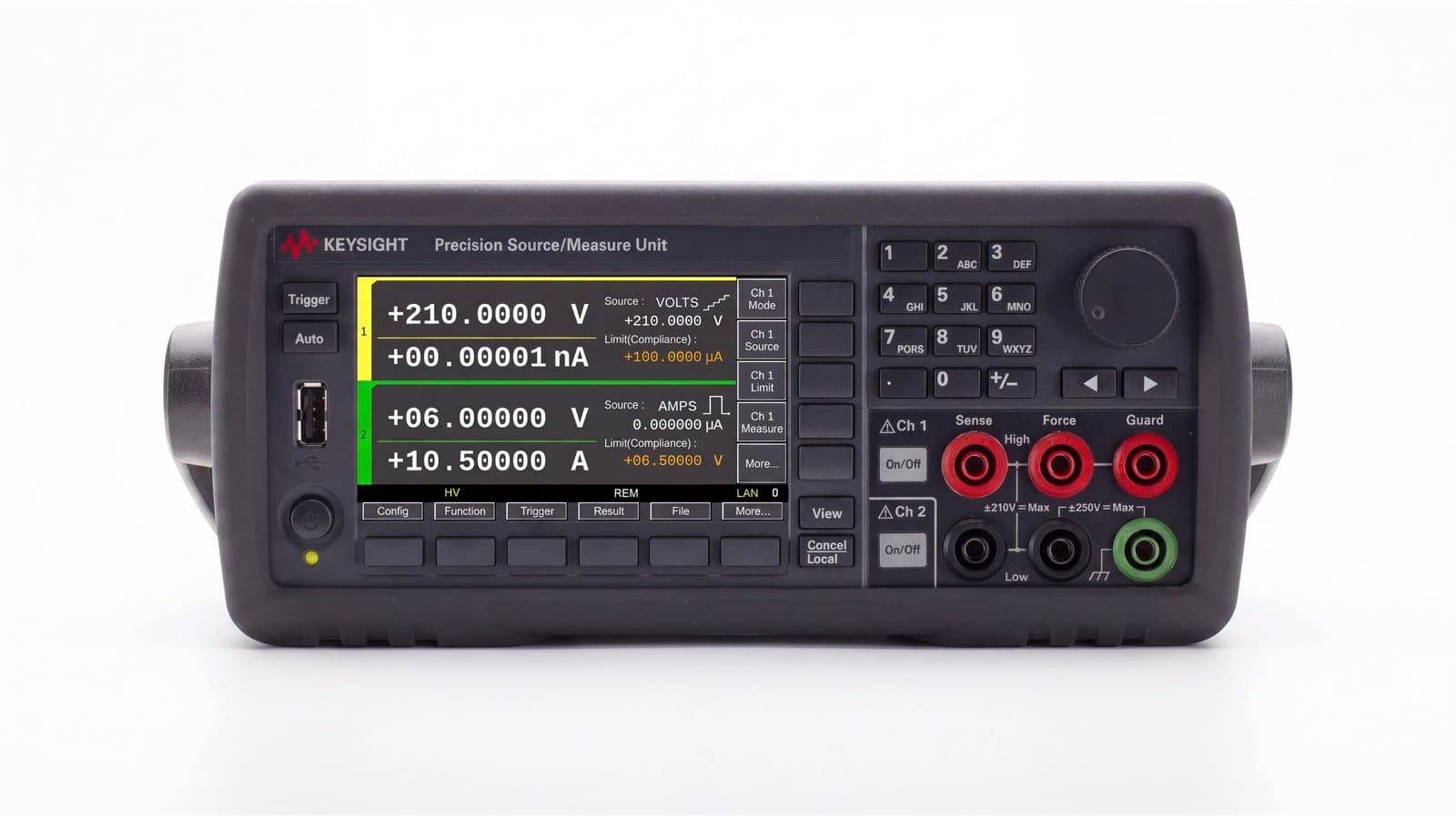 Đo kiểm QKD: nguồn-đo SMU Keysight B2912B phân cực bộ tách photon đơn