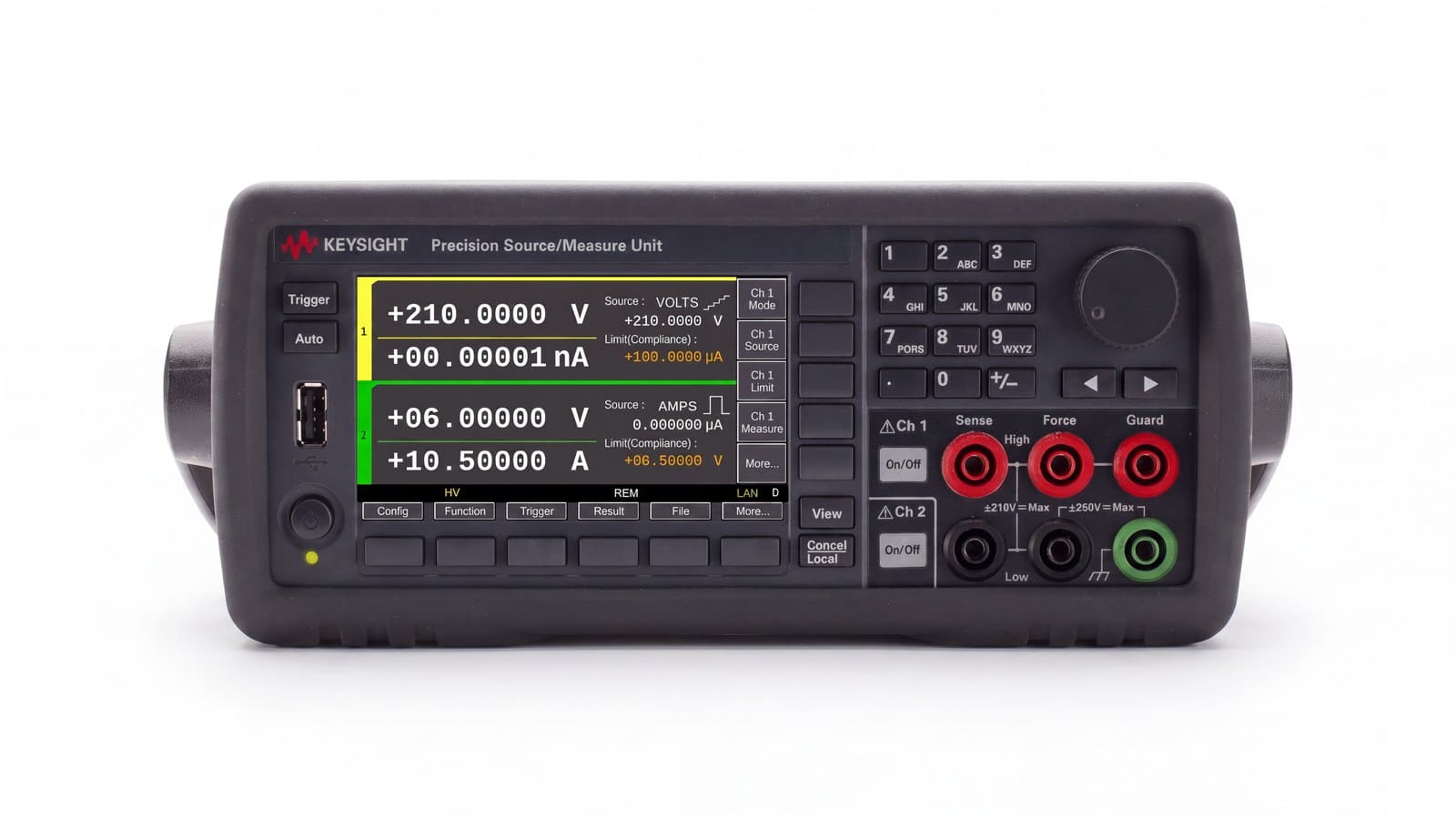 SMU Keysight B2912B đo tốc độ đếm tối theo điện áp phân cực trong đo kiểm QKD