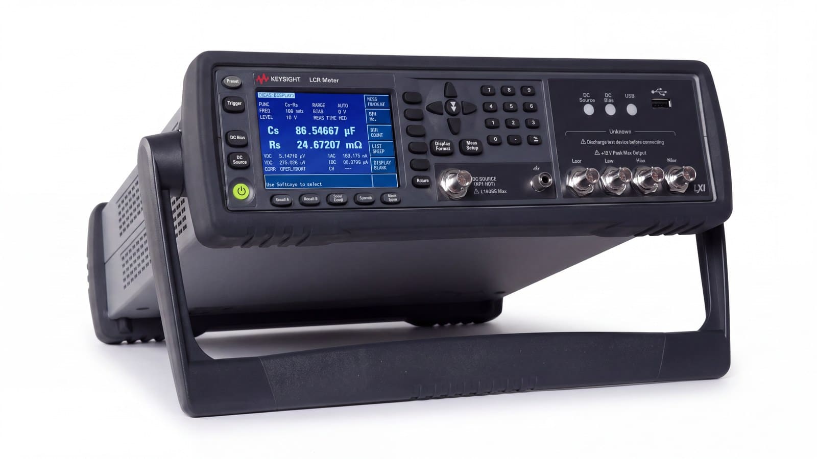 Đo LCR với máy đo LCR chính xác Keysight E4980A