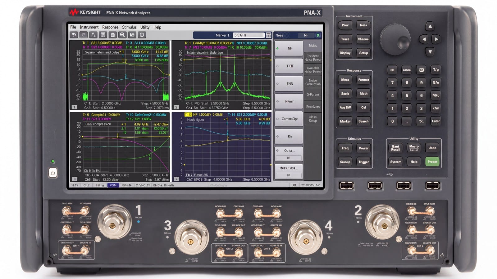 Đo load-pull trên máy phân tích mạng PNA-X Keysight N5245B