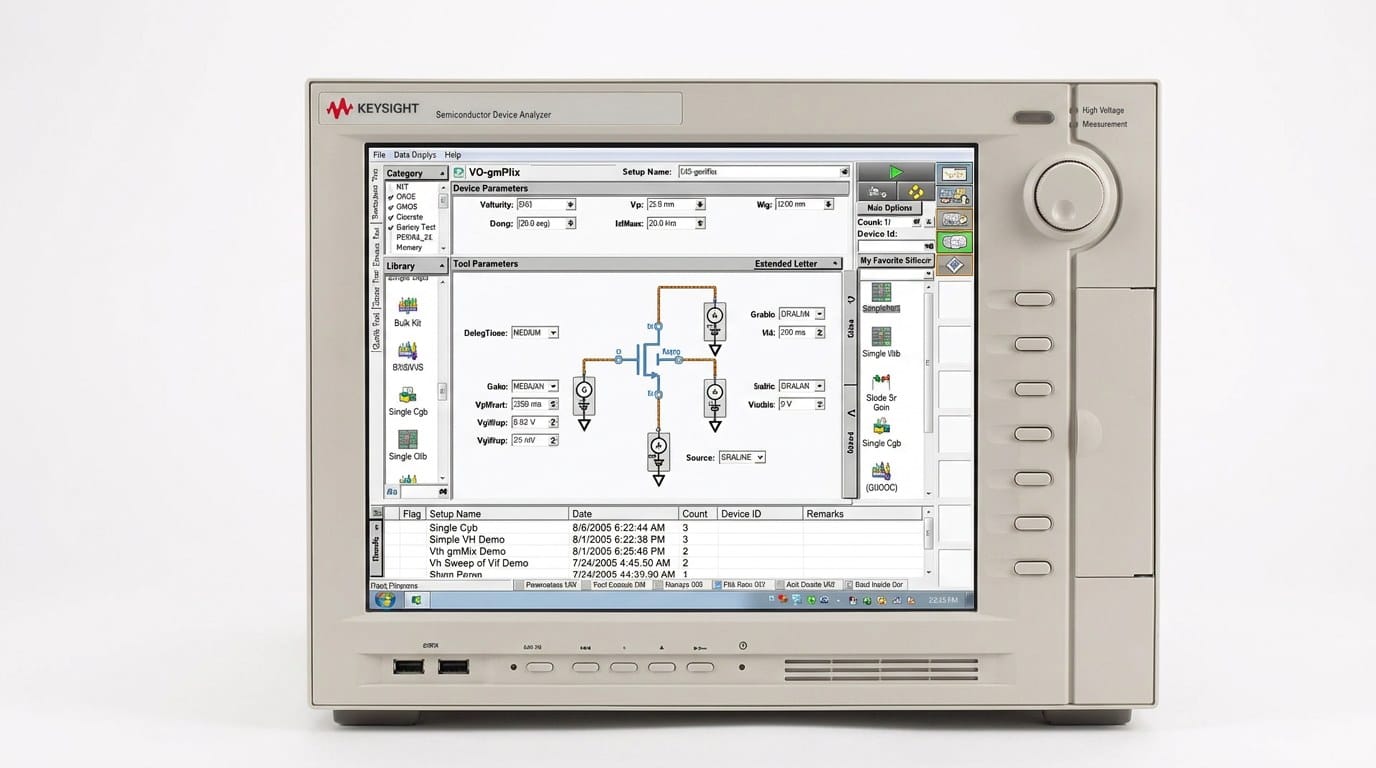 đo nhiệt trở linh kiện với Keysight B1500A