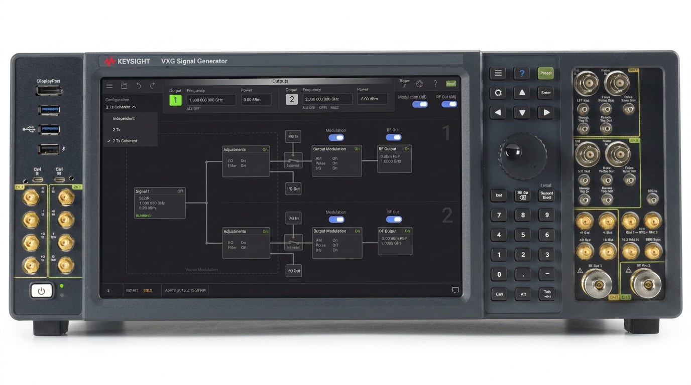 đồng bộ định thời lượng tử — Keysight M9384B