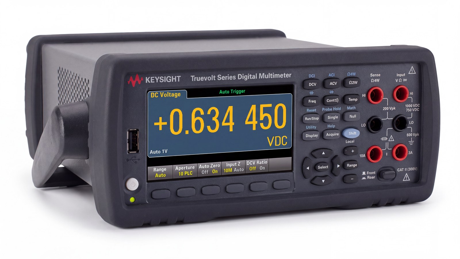 Đồng hồ vạn năng để bàn Keysight 34461A Truevolt nhìn góc phối cảnh