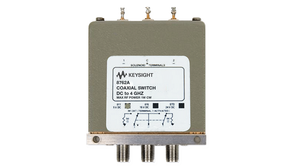 Bộ chuyển mạch đồng trục Keysight 8762A (DC ~ 4 GHz, SPDT)