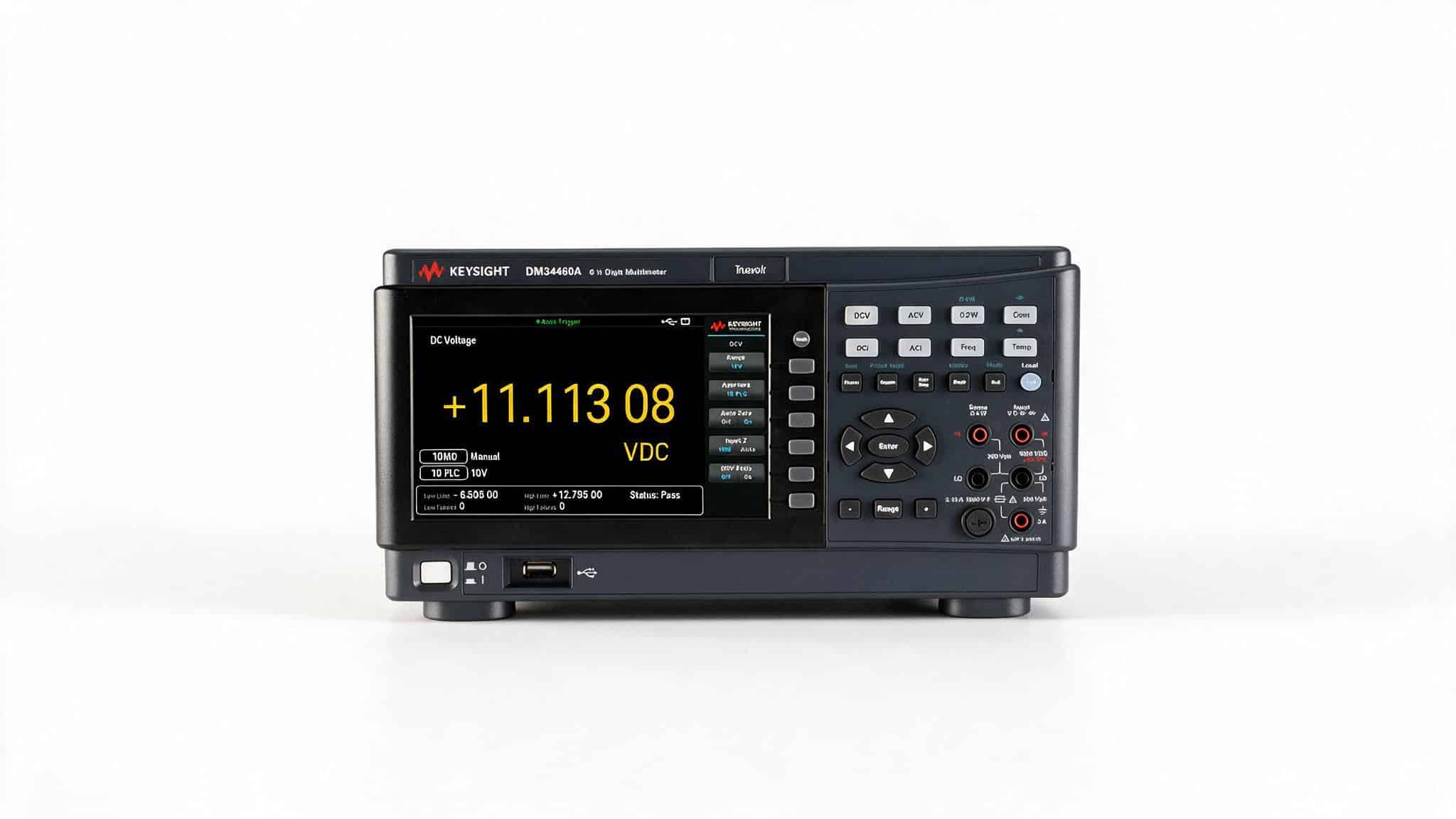 Đồng hồ vạn năng kỹ thuật số Keysight DM34460A (6½digit; 1000VDC, 750VAC, 3A) — ảnh studio