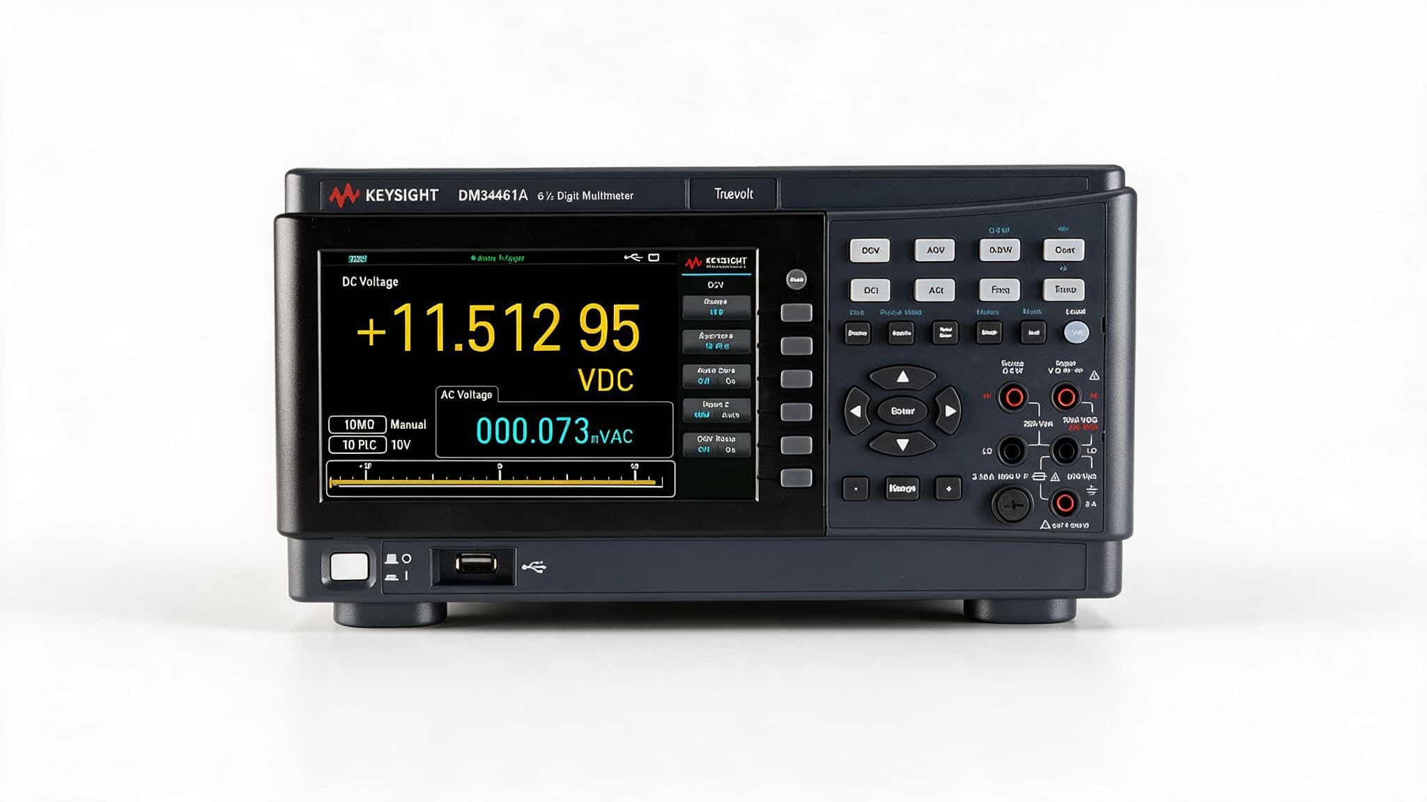 Đồng hồ vạn năng kỹ thuật số Keysight DM34461A (6½digit; 1000VDC, 750VAC, 3A) — ảnh studio