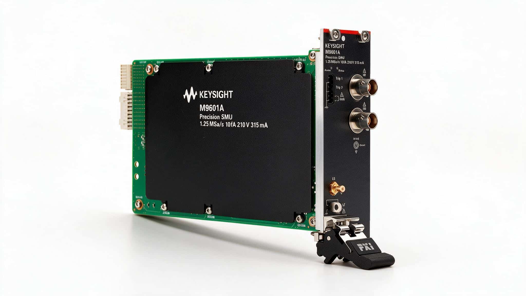 Keysight M9601A — Module kiểm tra đặc tính linh kiện bán dẫn SMU (1.25 MSa/s, 10 fA, 210 V, 315 mA) — ảnh studio