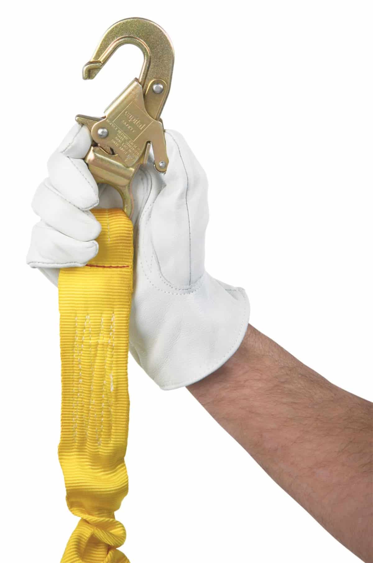 Kiểm tra dây chống sốc 3M trước mỗi ca gồm soi snap hook lẫy đóng và bản dệt