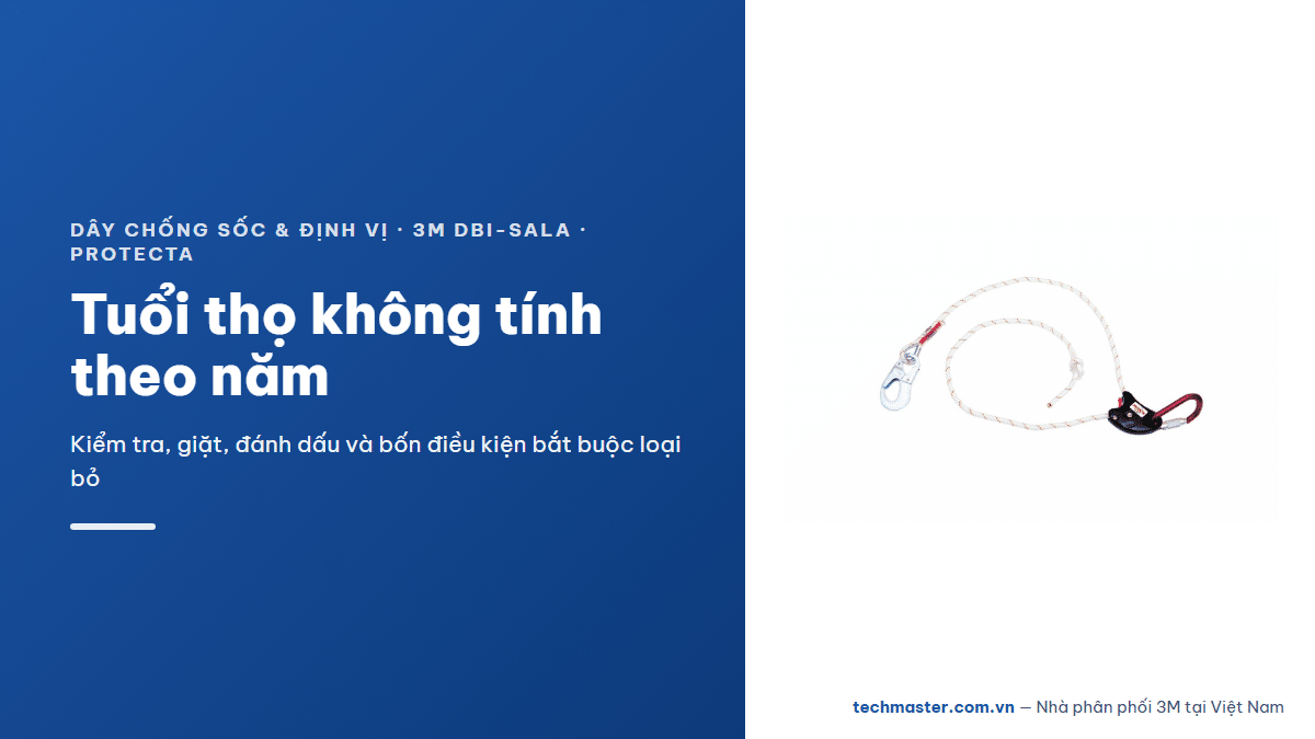 Dây chống sốc và dây định vị 3M DBI-SALA Protecta — kiem-tra-bao-quan-day-chong-soc