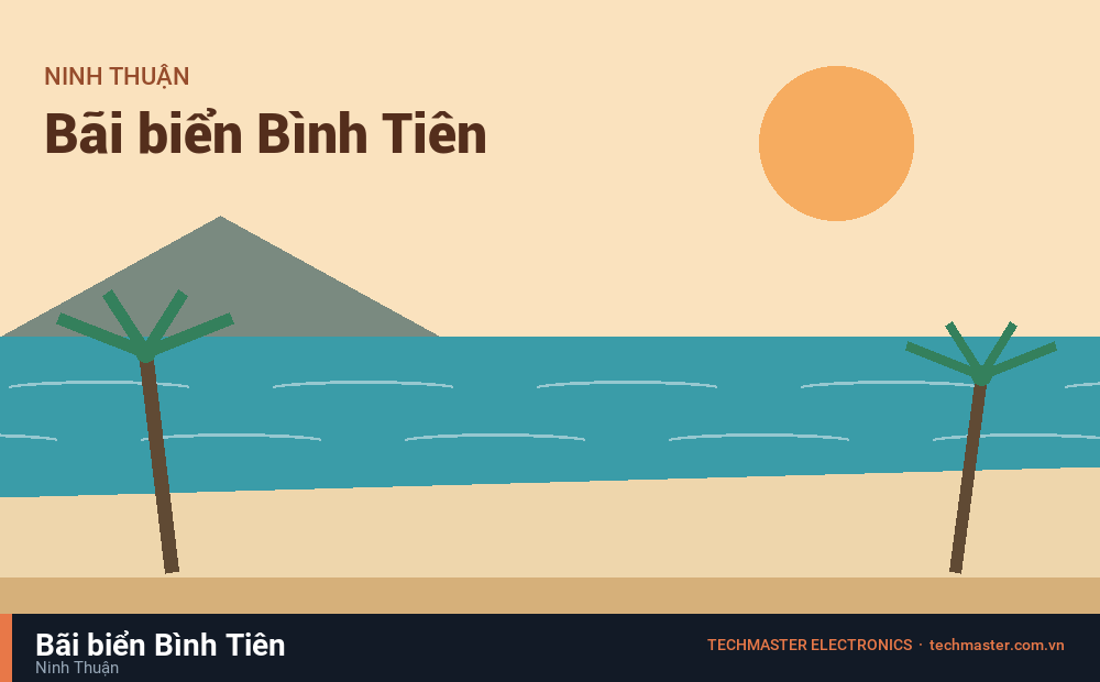 Cung đường bãi biển Bình Tiên - Ninh Thuận