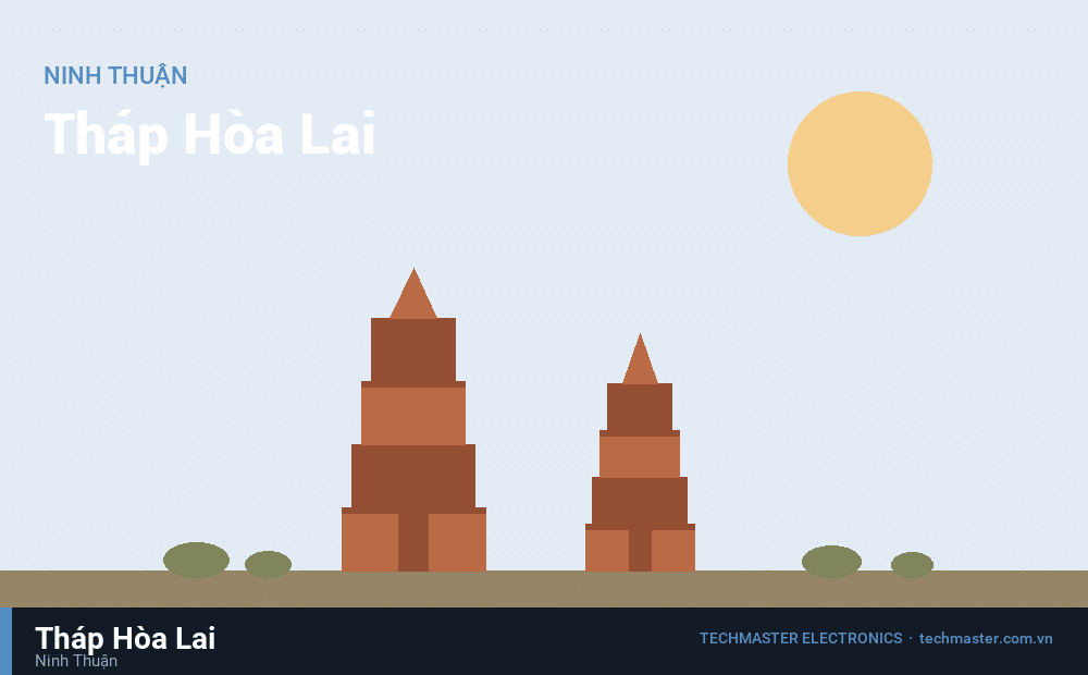 Tháp Hòa Lai - vùng đất nổi tiếng với những bí ẩn