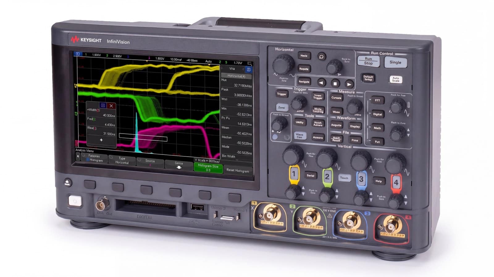Máy hiện sóng Keysight DSOX3024G 200 MHz 4 kênh góc phối cảnh