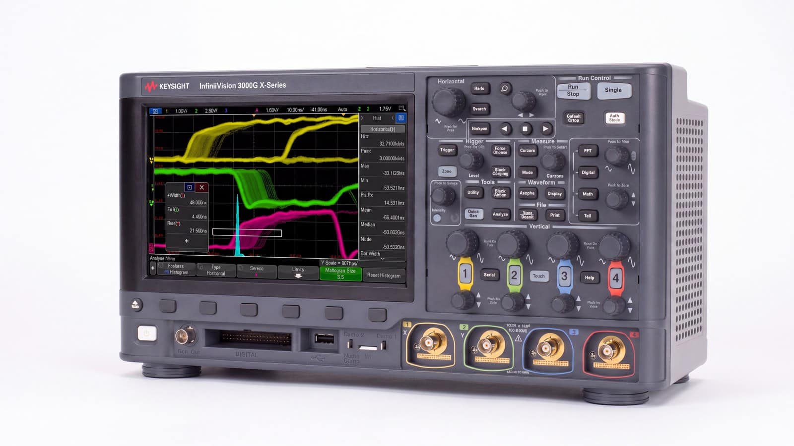 Máy hiện sóng Keysight DSOX3054G 500 MHz 4 kênh ảnh phối cảnh studio
