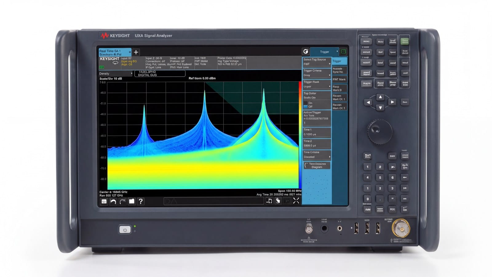 Mặt trước máy phân tích tín hiệu UXA Keysight N9040B với màn hình cảm ứng 14,1 inch