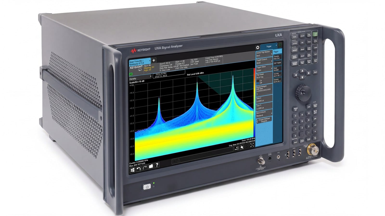 Máy phân tích tín hiệu UXA Keysight N9040B, ảnh phối cảnh studio nền trắng