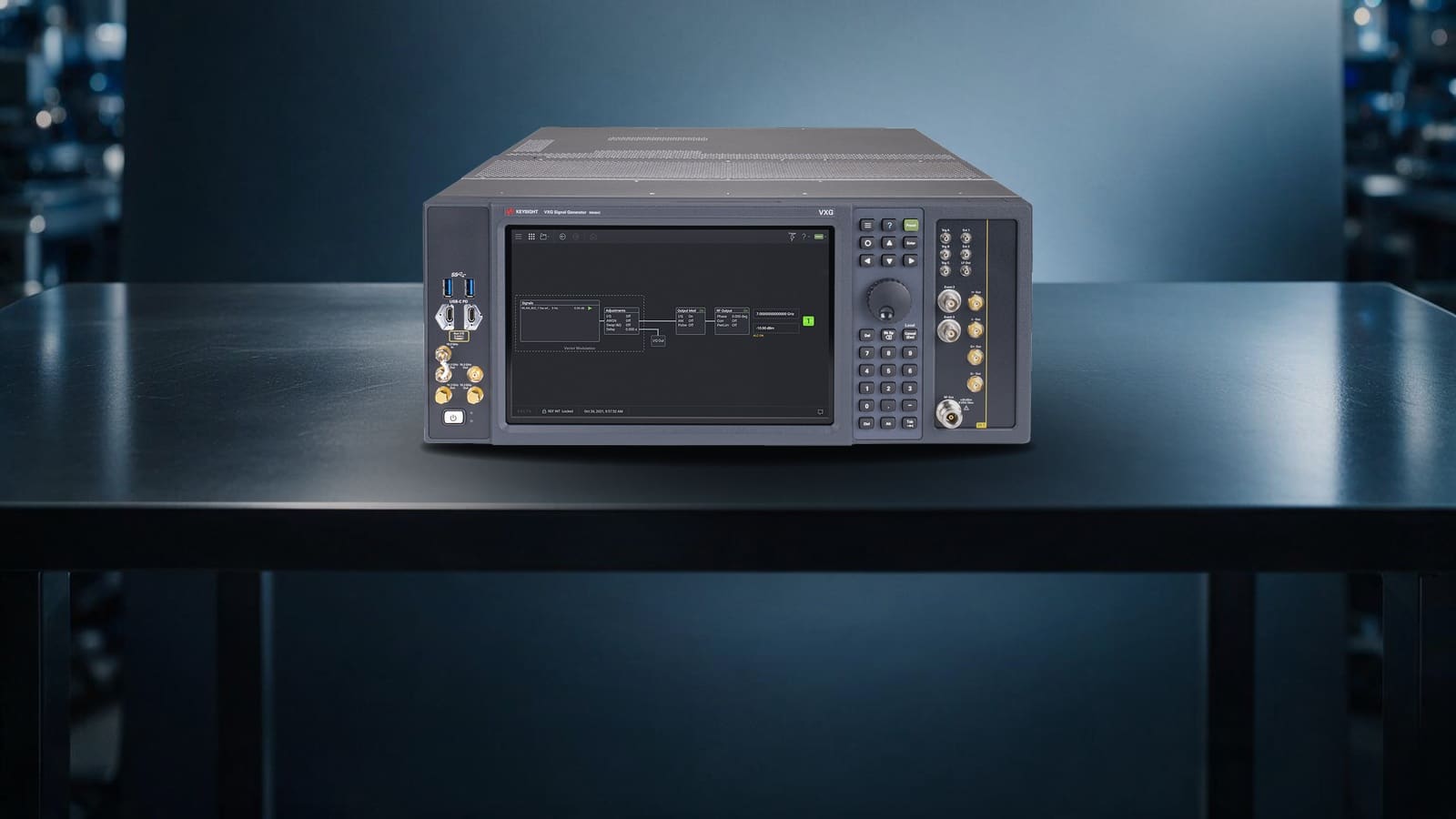 Máy phát tín hiệu vector Keysight M9484C VXG băng thông điều chế rộng cho đo kiểm mmWave