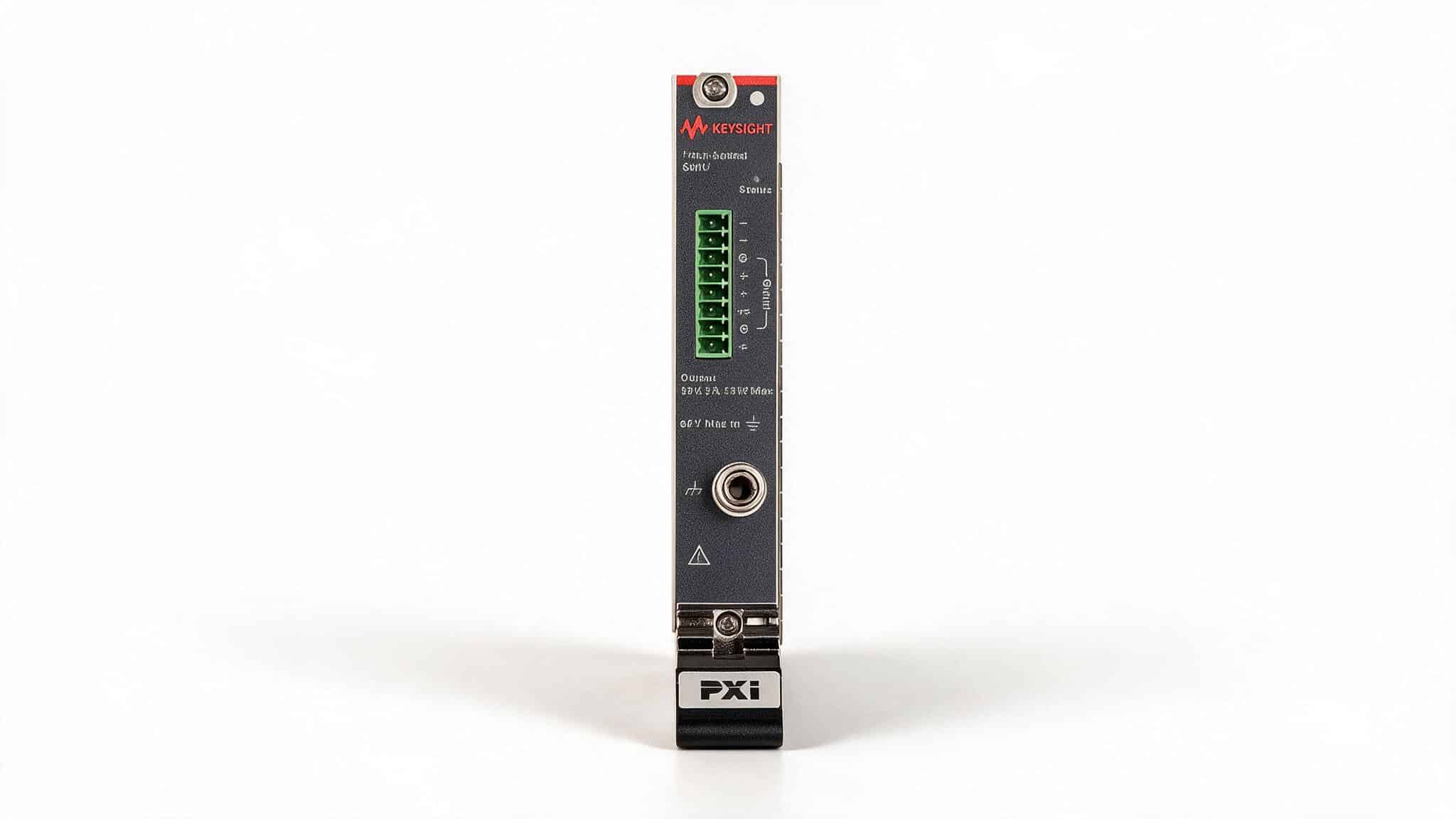 mo-dun-nguon-do-pxie-keysight-m9111a-studio Mô-đun nguồn-đo PXIe Keysight M9111A (13V/±1A hoặc 6V/±3A, 18W) — ảnh studio