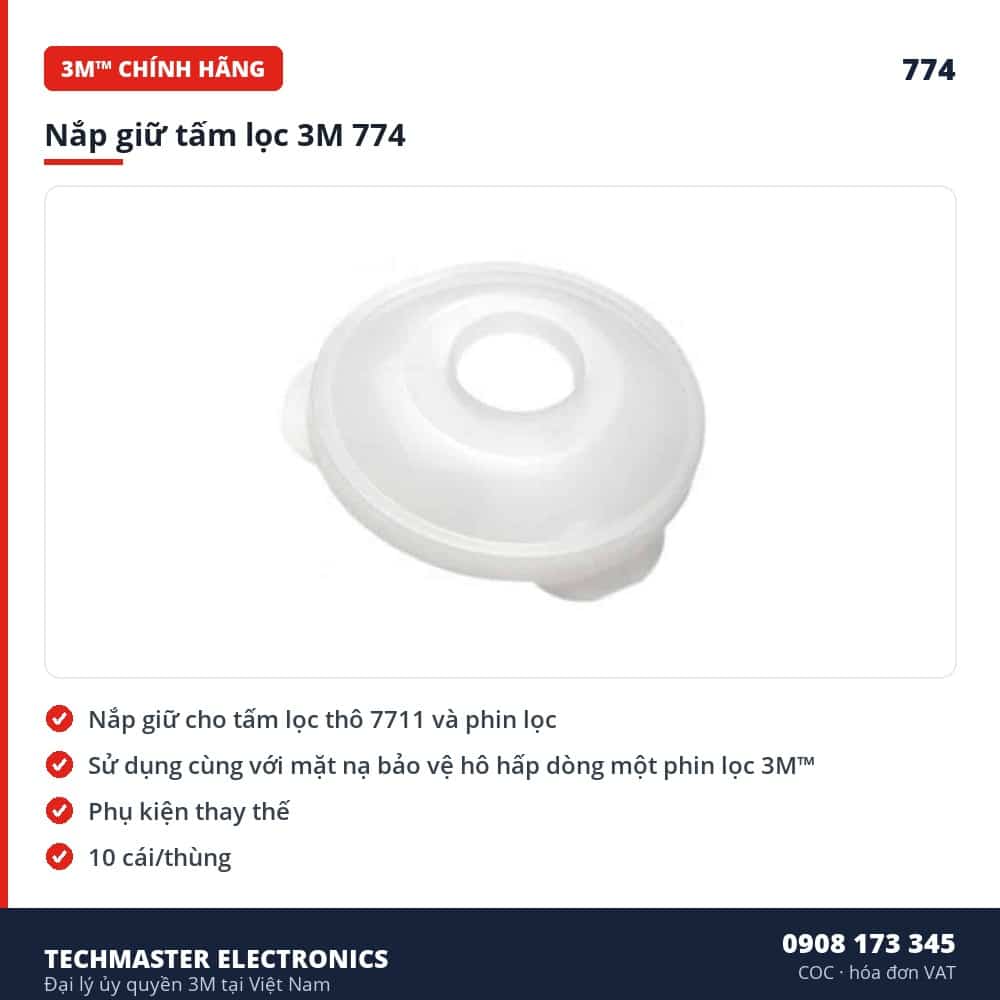 Nắp giữ tấm lọc 3M 774 – đặc điểm & thông số chính