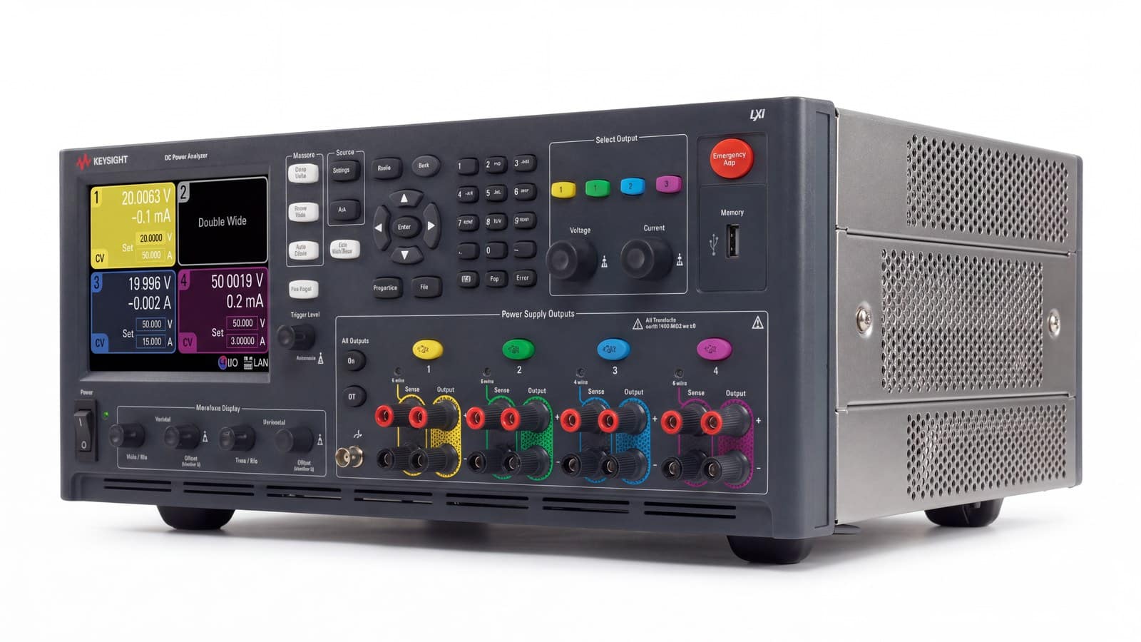 Nguồn đa kênh ATE với máy phân tích nguồn DC Keysight N6705C