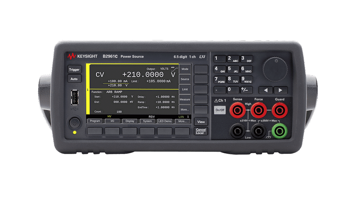 Nguồn nhiễu thấp Keysight B2961C — 6½ chữ số, 1 kênh