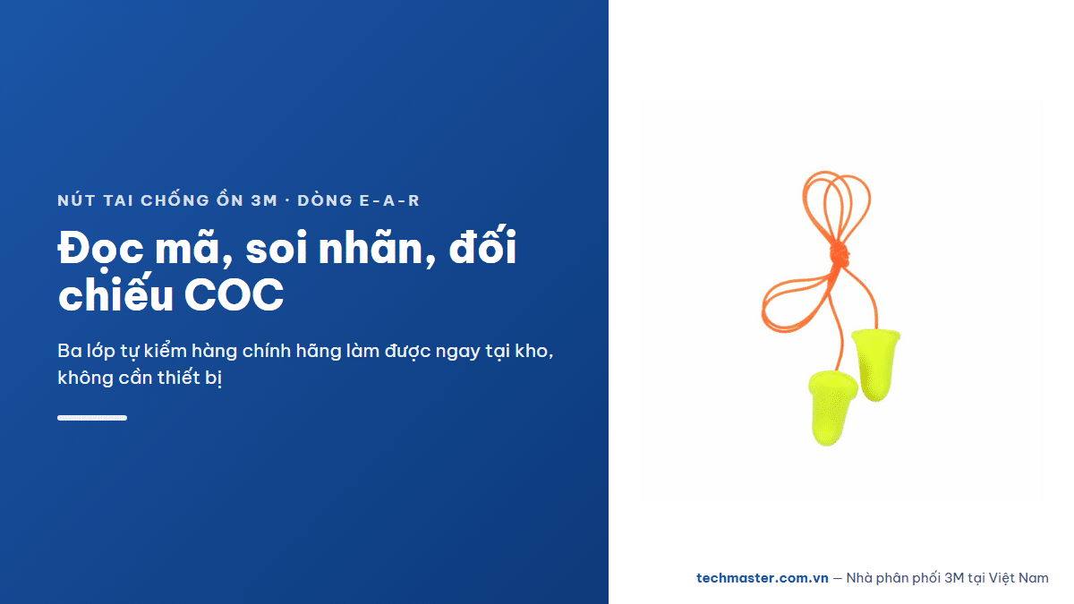 Nút tai chống ồn 3M dòng E-A-R — nut-tai-e-a-r-chinh-hang