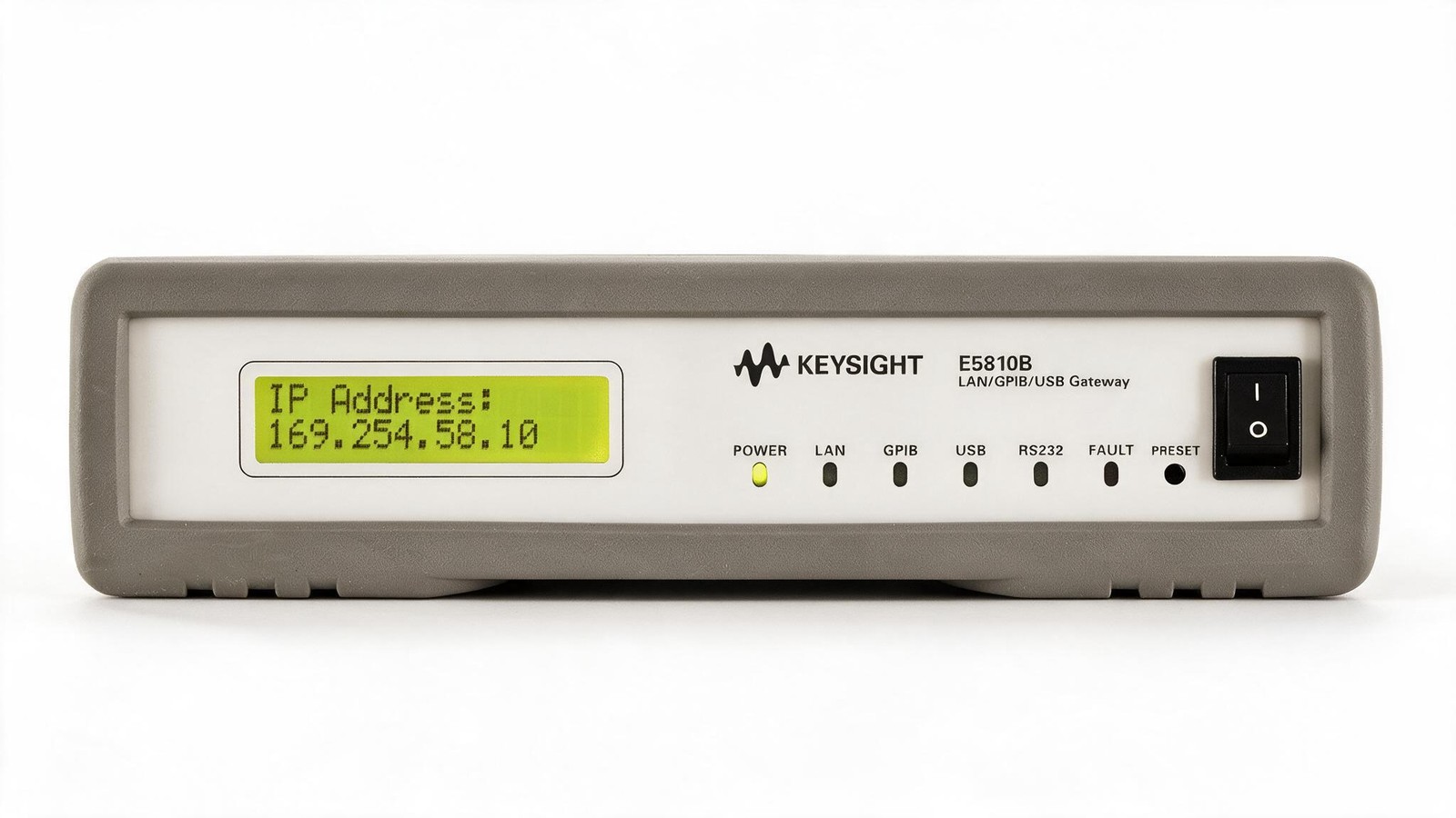 Keysight E5810B/1PS/900/PLG — Cổng giao tiếp LAN/GPIB/USB, Dây nguồn UK / EU — ảnh studio