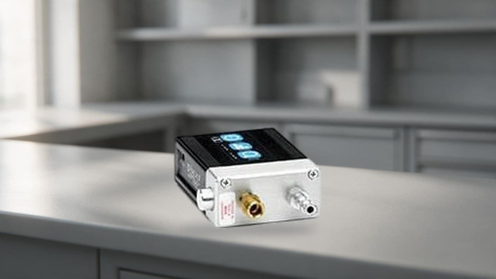 Cảm biến áp suất WPS500X đặt trên bàn thí nghiệm chẩn đoán ô tô