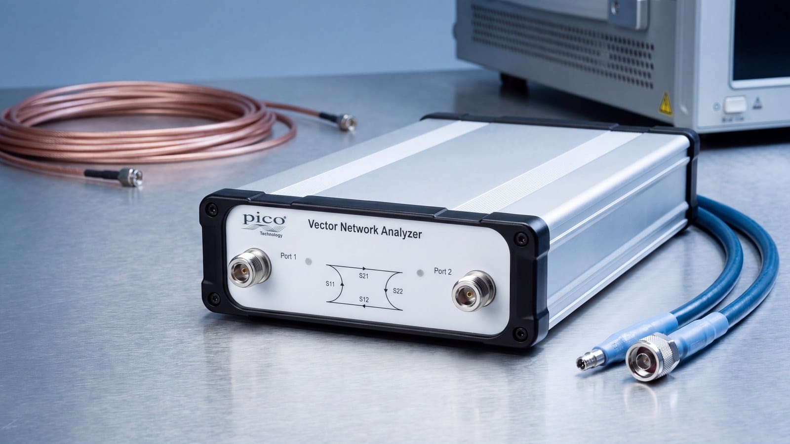 PicoVNA 108 máy phân tích mạng vector 8,5 GHz trên bàn đo cao tần