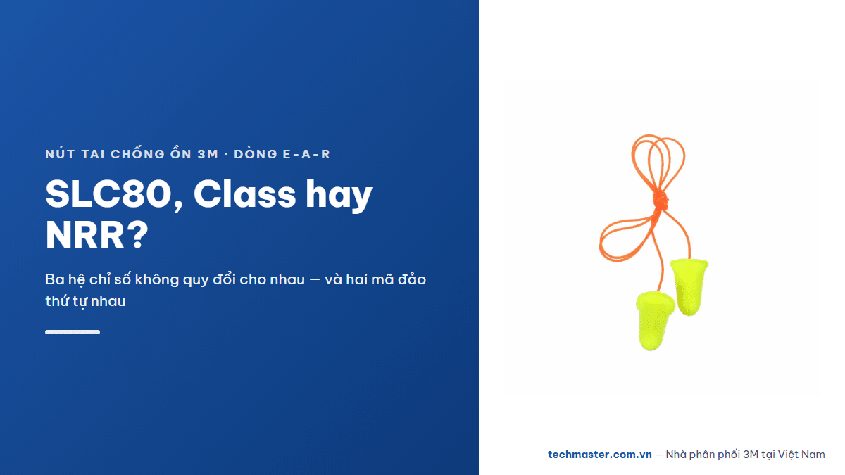 Nút tai chống ồn 3M dòng E-A-R — slc80-class-hay-nrr-nut-tai
