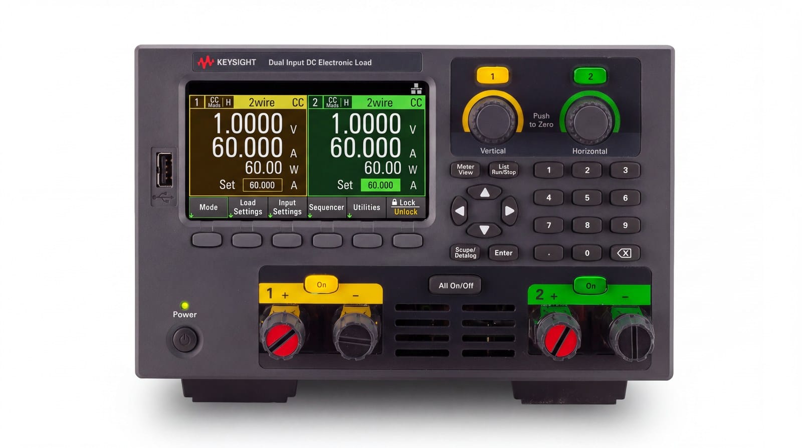 tải điện tử DC — tải điện tử DC hai đầu vào Keysight EL34243A