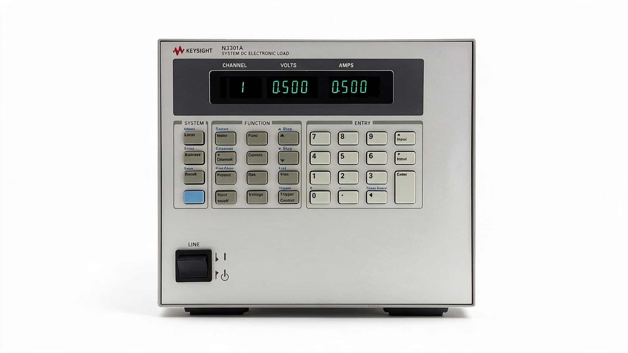 Thân máy cho tải điện tử DC Keysight N3301A (600 W max, 2 slots) — ảnh studio