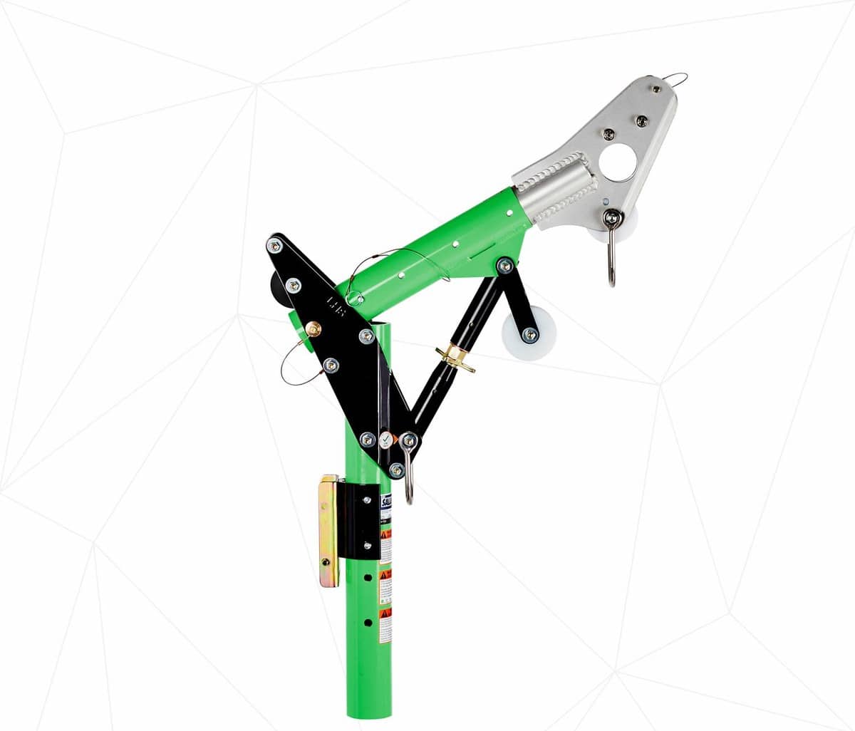 Nhãn và tem cảnh báo trên cột davit 3M DBI-SALA 8518001 chính hãng