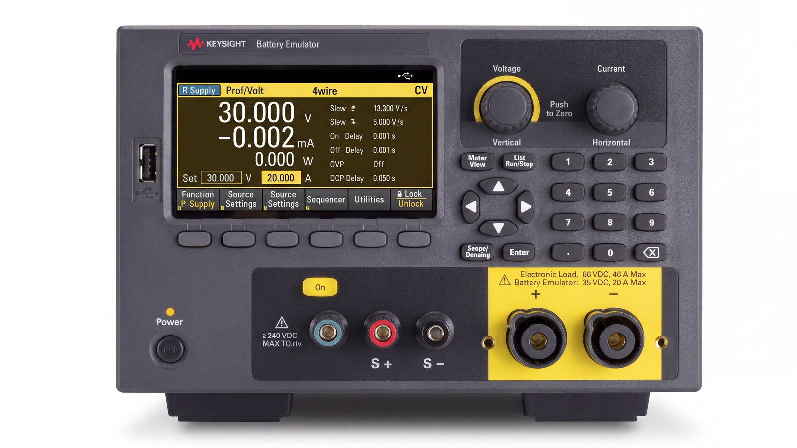 Thiết bị giả lập và lập biên dạng pin Keysight E36731A