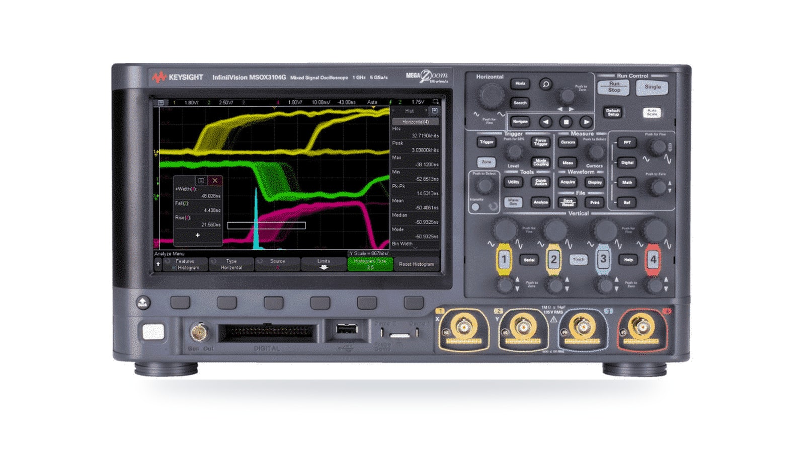 Máy hiện sóng Keysight MSOX3104G dùng cho kiểm thử CAN FD và LIN