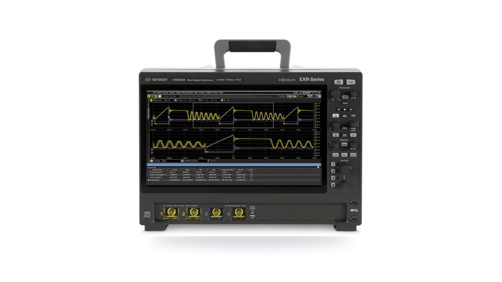 Máy hiện sóng Keysight EXR254A Infiniium dùng soi sườn tín hiệu khi kiểm thử CAN FD tốc độ cao