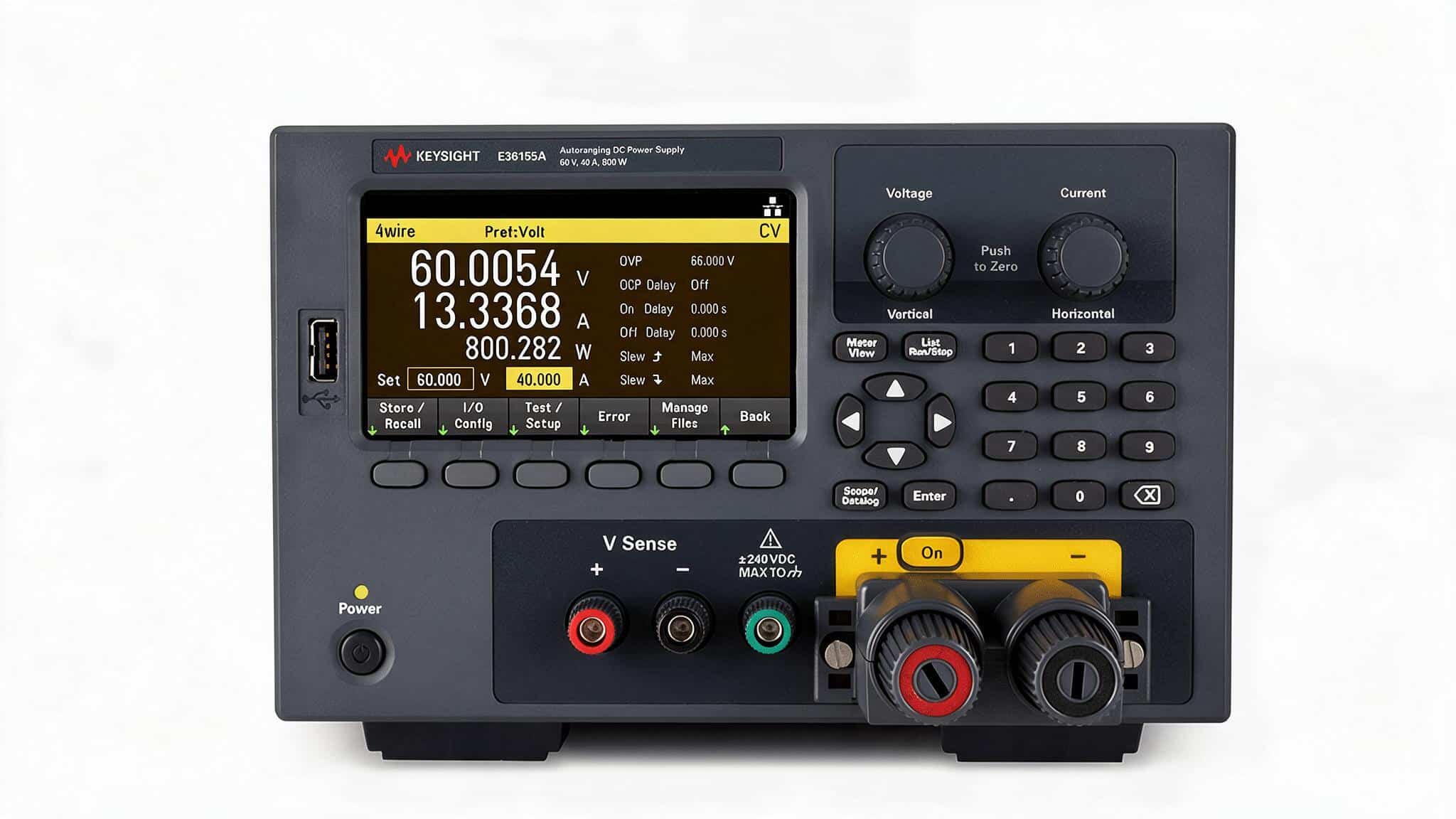 Bộ nguồn DC công suất cao Keysight E36155A — ảnh studio