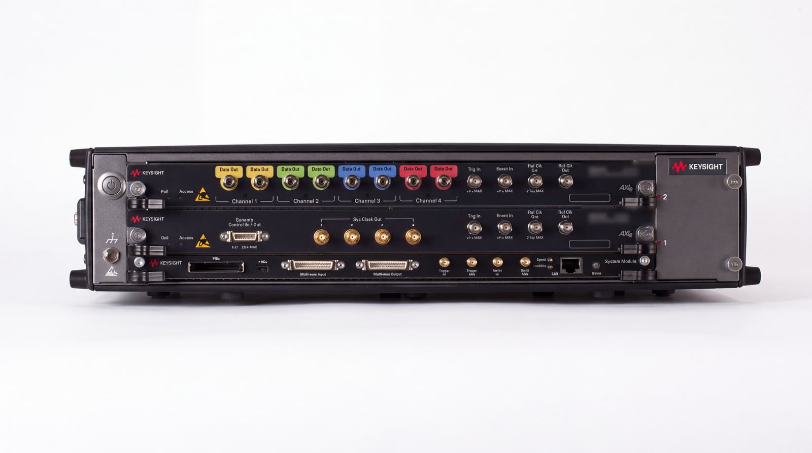 bộ phát sóng tuỳ ý Keysight M8195A trong khung AXIe M9505A tạo xung quay cho đo lặp nhiều trục