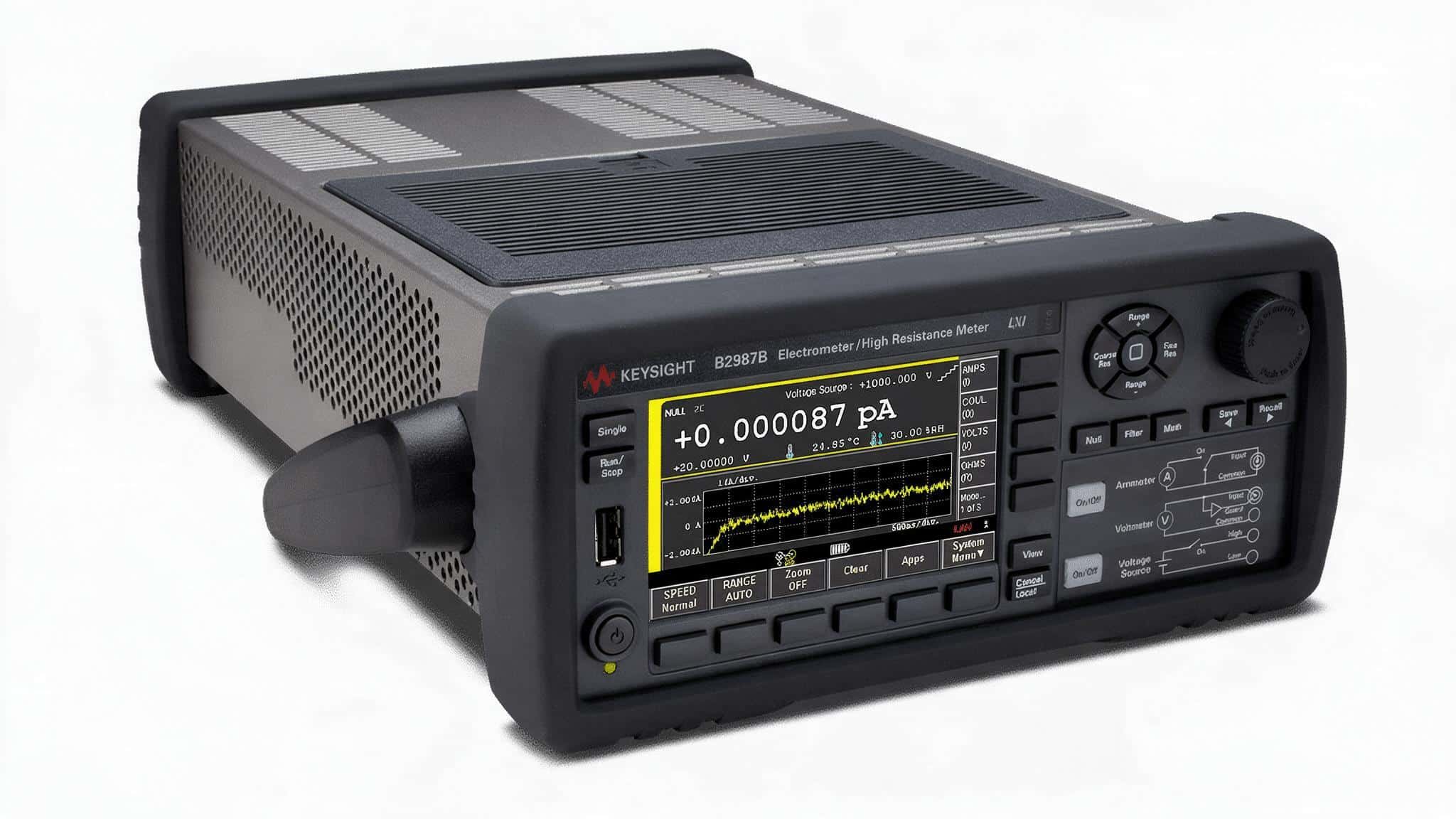 Keysight B2987B — Điện kế / đo điện trở cao (có pin) — ảnh studio