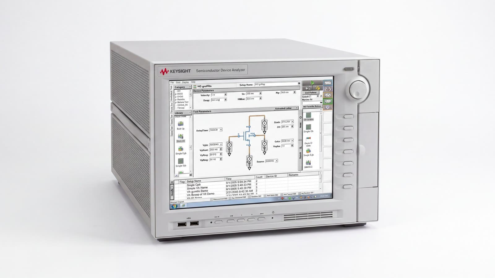Đo Gummel plot bằng máy phân tích linh kiện bán dẫn Keysight B1500A