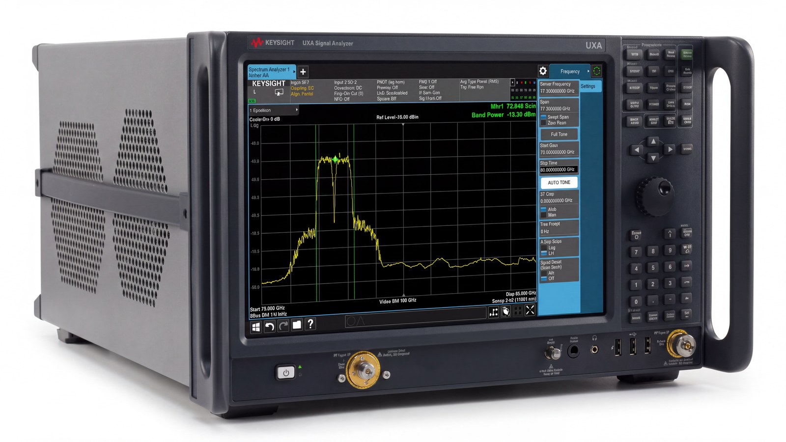 đo kiểm sub-THz — màn hình phổ trên Keysight N9041B