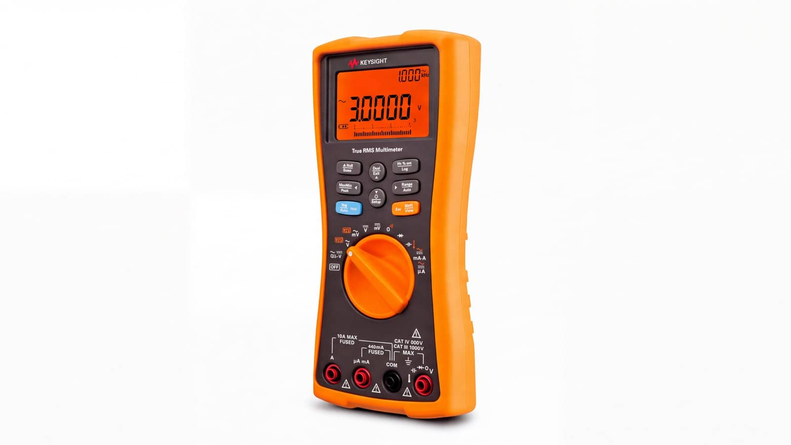 Đồng hồ vạn năng cầm tay Keysight U1272A nhìn từ góc nghiêng