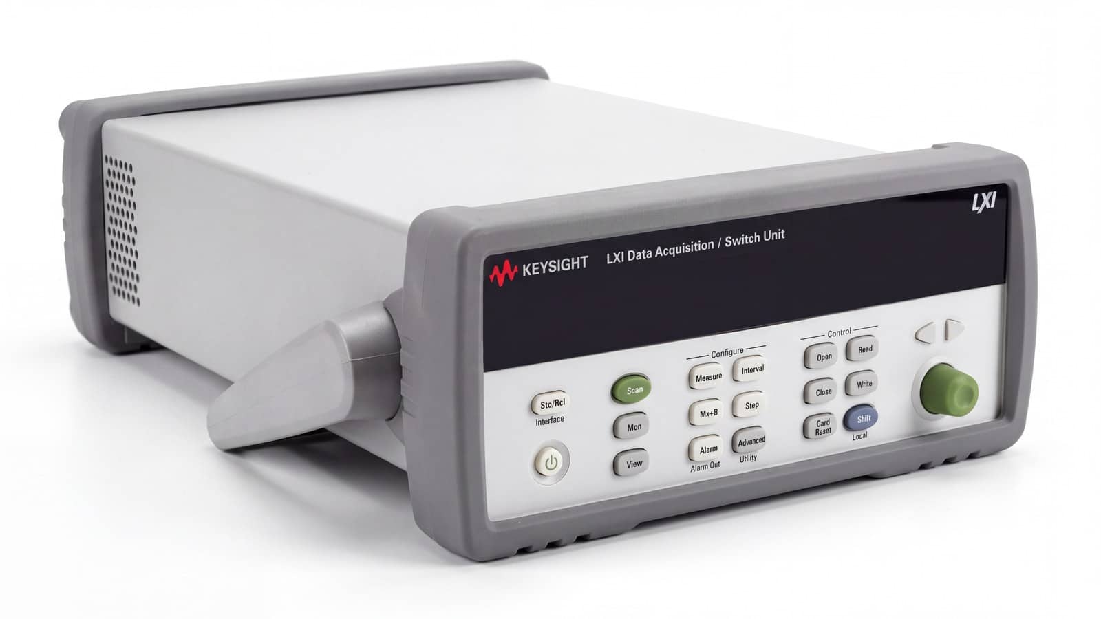 Hệ thống thu thập dữ liệu Keysight 34972A cắm module ghép kênh trên trạm đo nhiều điểm